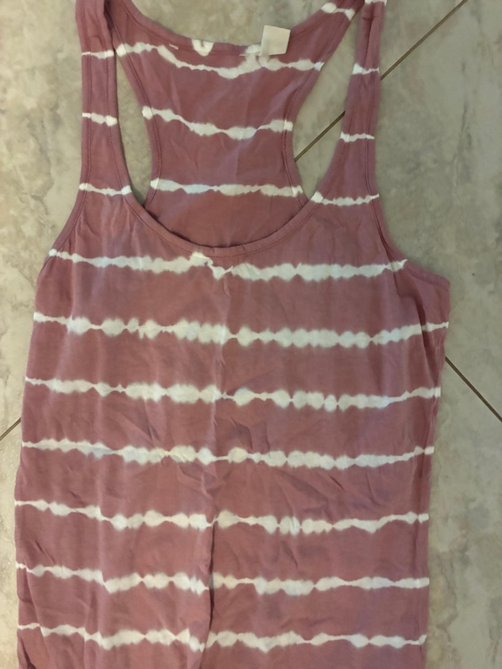 Women’s Pink Tie-Dye Racerback Tank Top